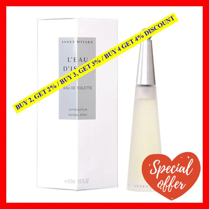 Leau Dissey By Issey Miyake For Women - 1.6 Oz Edt Spray
