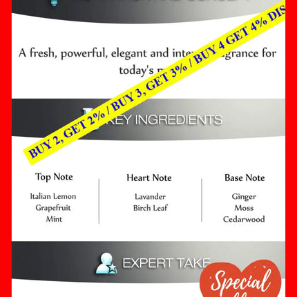 Leau Intense By Carven For Men - 1.66 Oz Edt Spray