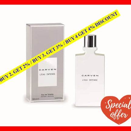 Leau Intense By Carven For Men - 3.33 Oz Edt Spray
