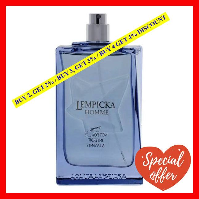 Lempicka Homme By Lolita For Men - 3.4 Oz Edt Spray (Tester)
