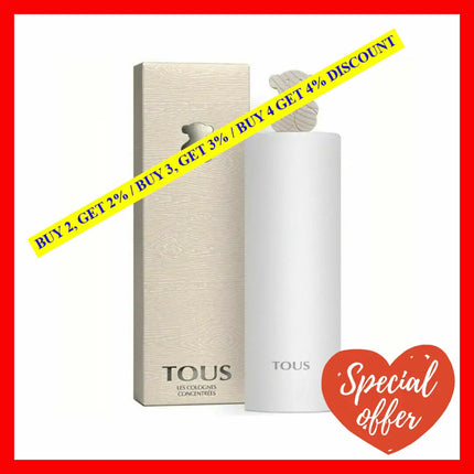 Les Colognes Concentrees By Tous For Women - 3 Oz Edt Spray
