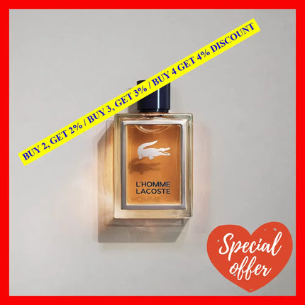 Lhomme By Lacoste For Men - 3.3 Oz Edt Spray