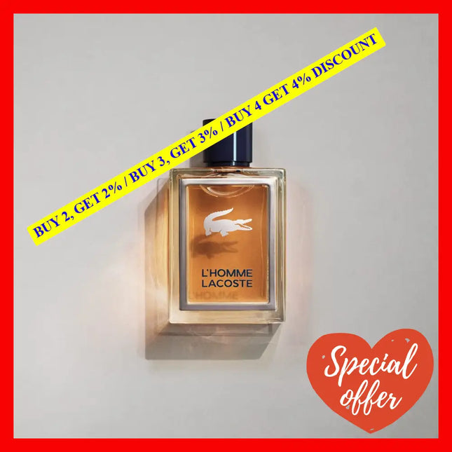 Lhomme By Lacoste For Men - 3.3 Oz Edt Spray