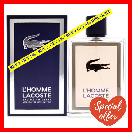 Lhomme By Lacoste For Men - 5 Oz Edt Spray