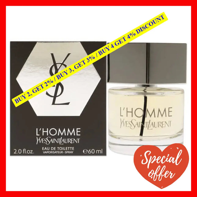 Lhomme By Yves Saint Laurent For Men - 2 Oz Edt Spray