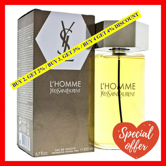 Lhomme By Yves Saint Laurent For Men - 6.7 Oz Edt Spray