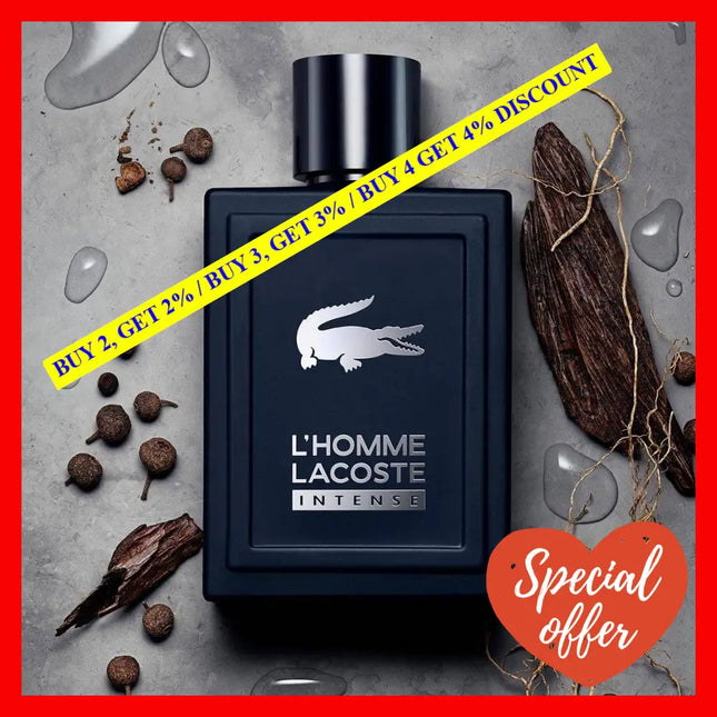Lhomme Intense By Lacoste For Men - 3.3 Oz Edt Spray