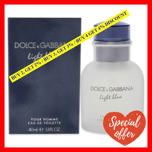 Light Blue By Dolce And Gabbana For Men - 1.3 Oz Edt Spray