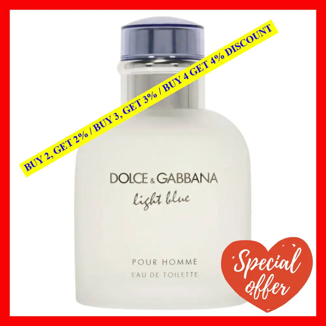 Light Blue By Dolce And Gabbana For Men - 2.5 Oz Edt Spray (Tester)