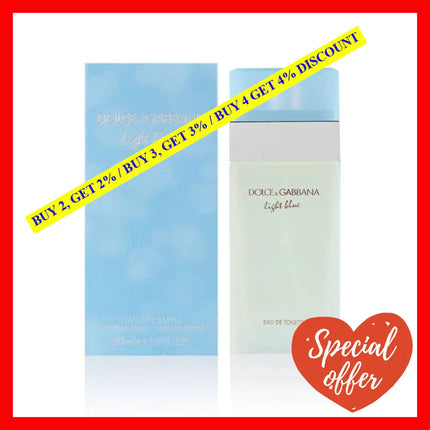 Light Blue By Dolce And Gabbana For Women - 1.6 Oz Edt Spray