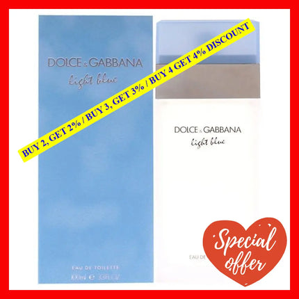 Light Blue By Dolce And Gabbana For Women - 3.3 Oz Edt Spray