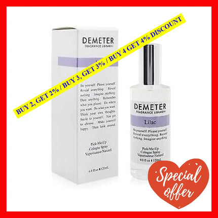 Lilac By Demeter For Women - 4 Oz Cologne Spray