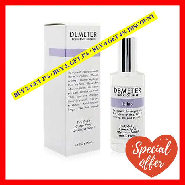 Lilac By Demeter For Women - 4 Oz Cologne Spray