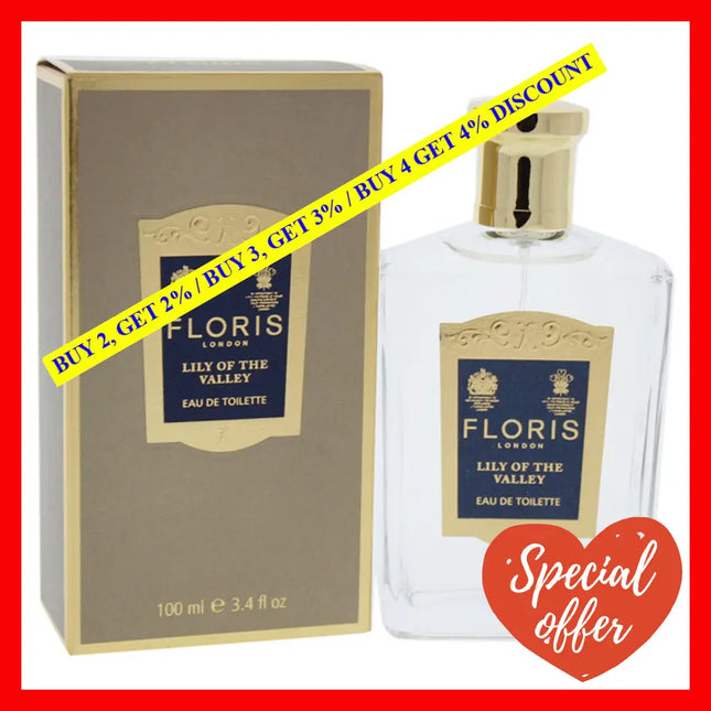 Lily Of The Valley By Floris London For Women - 3.4 Oz Edt Spray