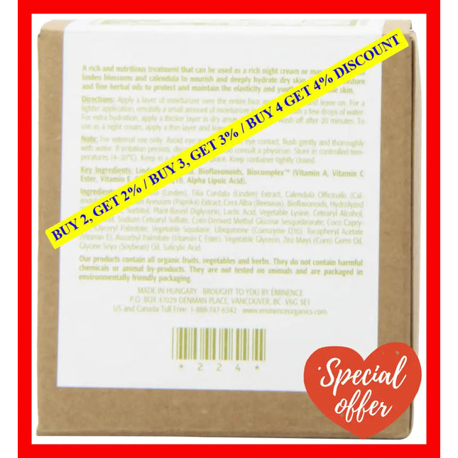 Linden Calendula Treatment By Eminence For Unisex - 2 Oz