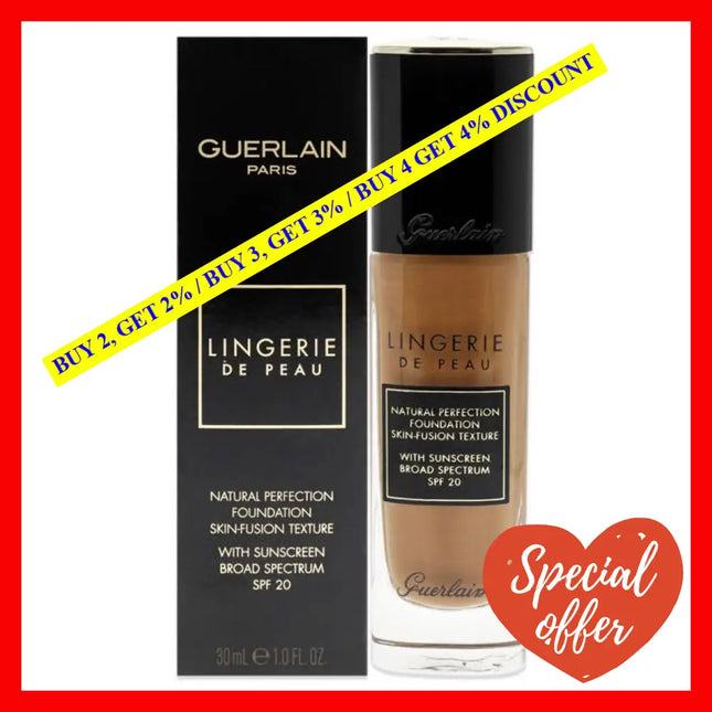 Lingerie De Peau Natural Perfection Foundation Spf 20 -05N Fonce Deep By Guerlain For Women - 1 Oz