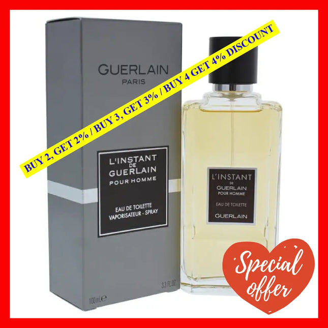 Linstant De Guerlain Pour Homme By For Men - 3.3 Oz Edt Spray