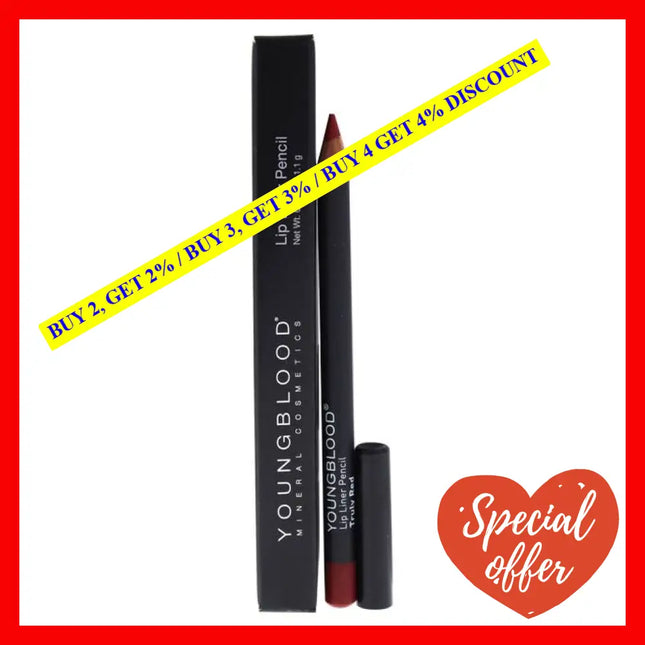 Lip Liner Pencil - Truly Red By Youngblood For Women 1.1 Oz