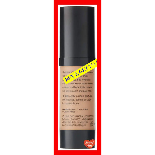 Liquid Mineral Foundation - Capri By Youngblood For Women 1 Oz