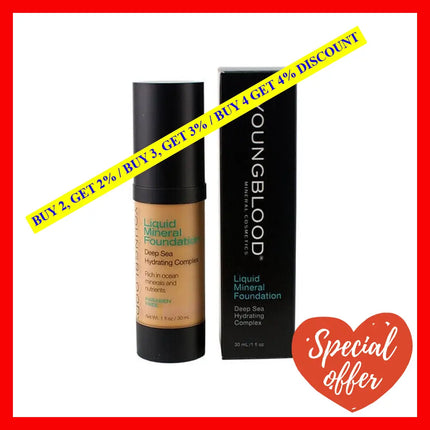 Liquid Mineral Foundation - Golden Tan By Youngblood For Women 1 Oz