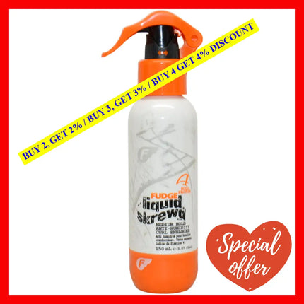 Liquid Skrewd Medium Hold Anti-Humidity Curl Enhancer By Fudge For Unisex - 5.07 Oz Spray
