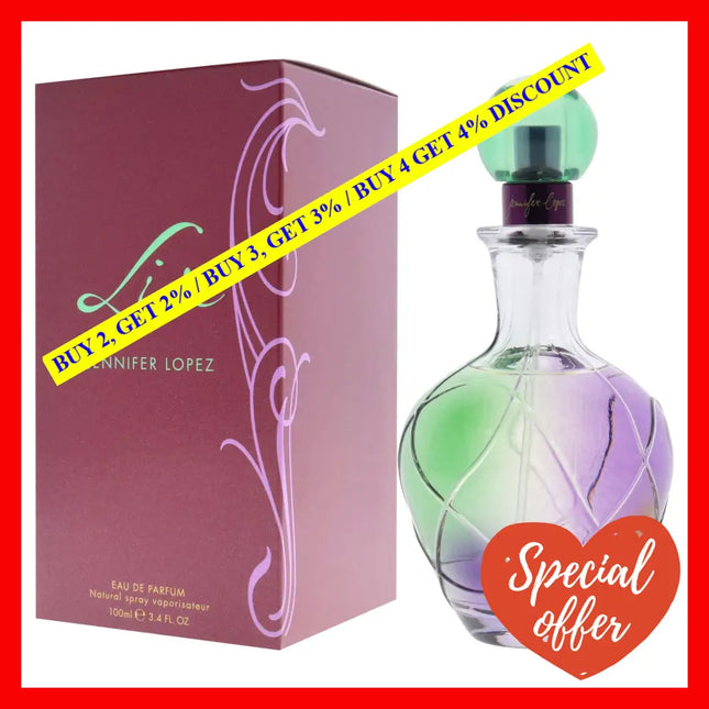 Live By Jennifer Lopez For Women - 3.4 Oz Edp Spray