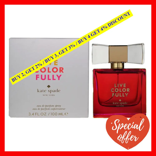 Live Colorfully By Kate Spade For Women - 3.4 Oz Edp Spray