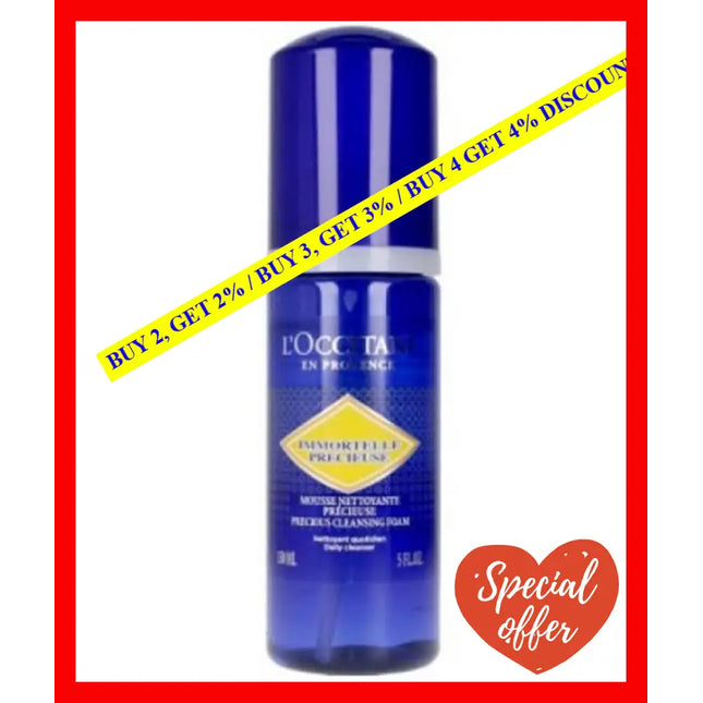L’occitane Immortelle Precious Cleansing Foam 150 Ml For Unisex (3253581590041)