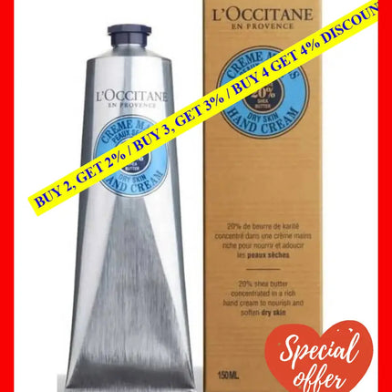 L’occitane Shea Butter Hand Cream 150Ml - 3253581735411
