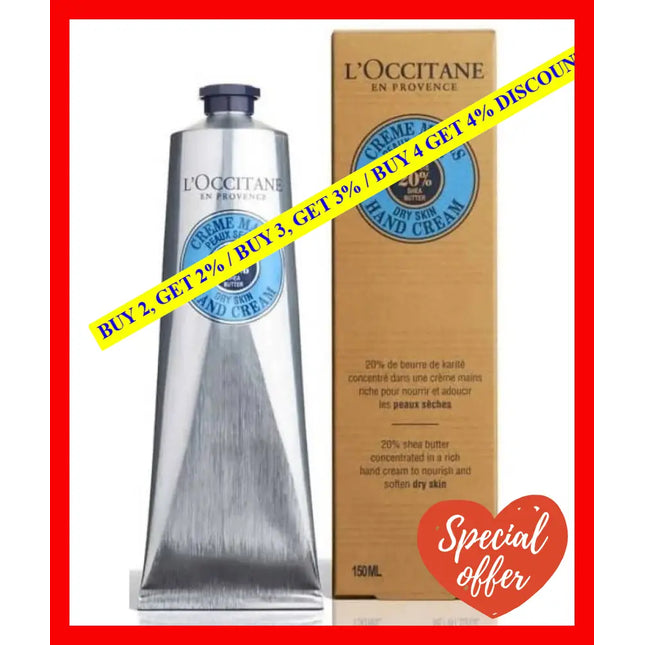 L’occitane Shea Butter Hand Cream 150Ml - 3253581735411