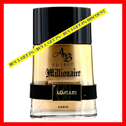 Lomani Ab Spirit Millionaire For Men Eau De Toilette Spray 6.6 Oz (200 Ml) (Men)