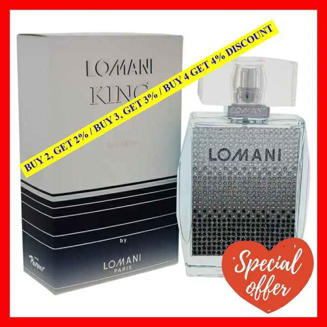 Lomani King By For Men - 3.3 Oz Edt Spray