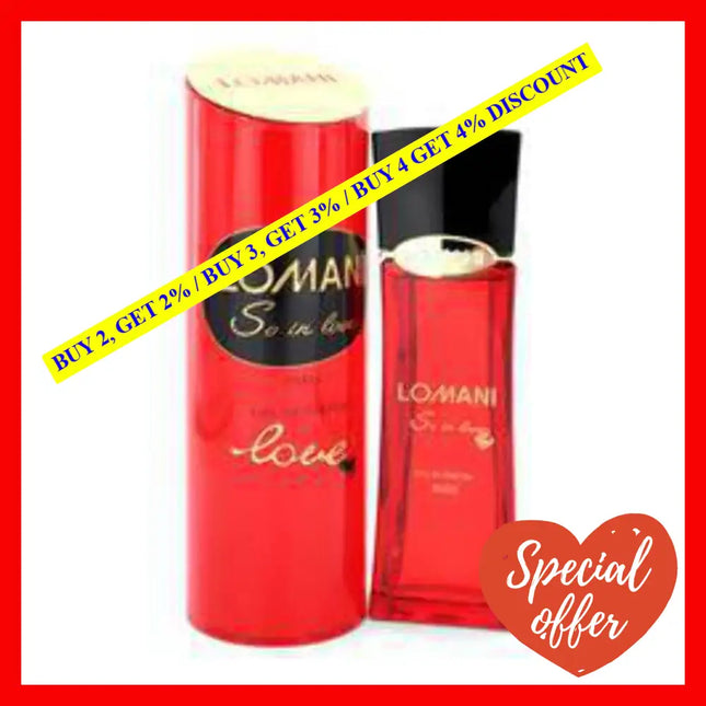 Lomani So In Love By For Women - 3.3 Oz Edp Spray