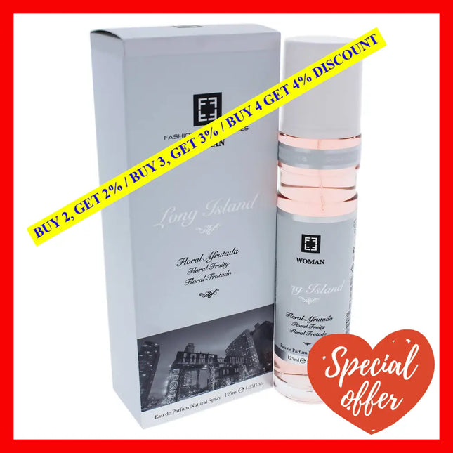 Long Island Floral Fruity By Fashion And Fragrances For Women - 4.25 Oz Edp Spray