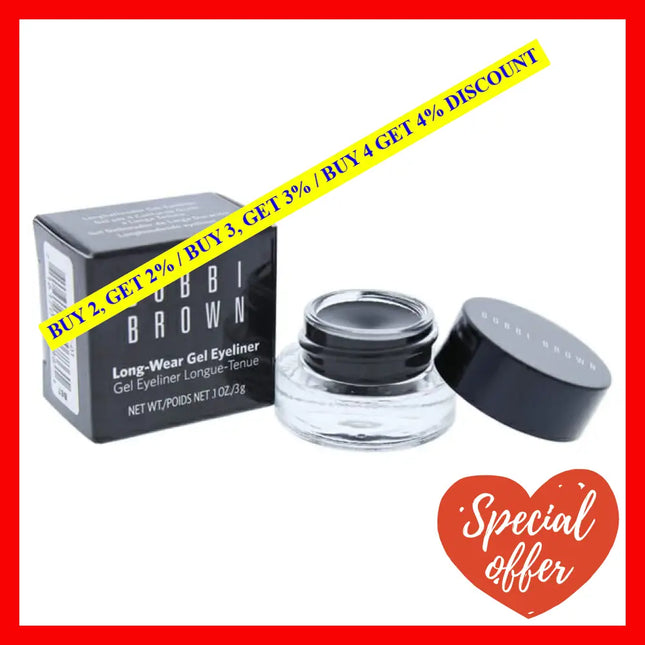 Long-Wear Gel Eyeliner - 1 Black Ink By Bobbi Brown For Women 0.1 Oz