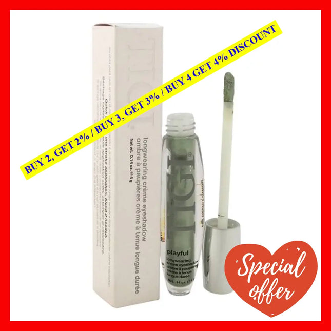 Longwearing Creme Eyeshadow - Playful By Tigi For Women 0.14 Oz