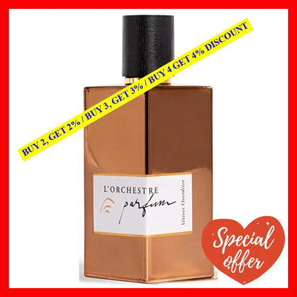 L’orchestre Parfum Vetiver Overdrive Edp Spray Gold Edition 3.4Oz - 100Ml