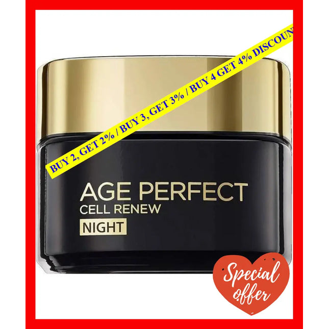 Loreal Age Perfect Cell Renew Regenerating Cream 50 Ml - 3600522323303