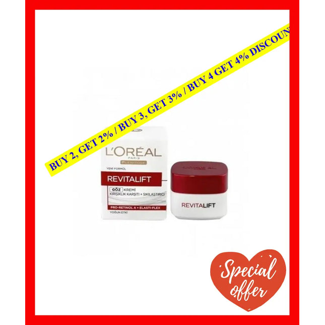 Loreal Paris Revitalift Eye Cream 15 Ml- 5011408039757