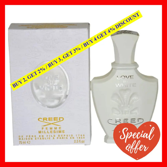 Love In White By Creed For Women - 2.5 Oz Millesime Spray