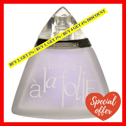 Lovely A La Folie By Mauboussin For Women - 3.4 Oz Edp Spray (Tester)