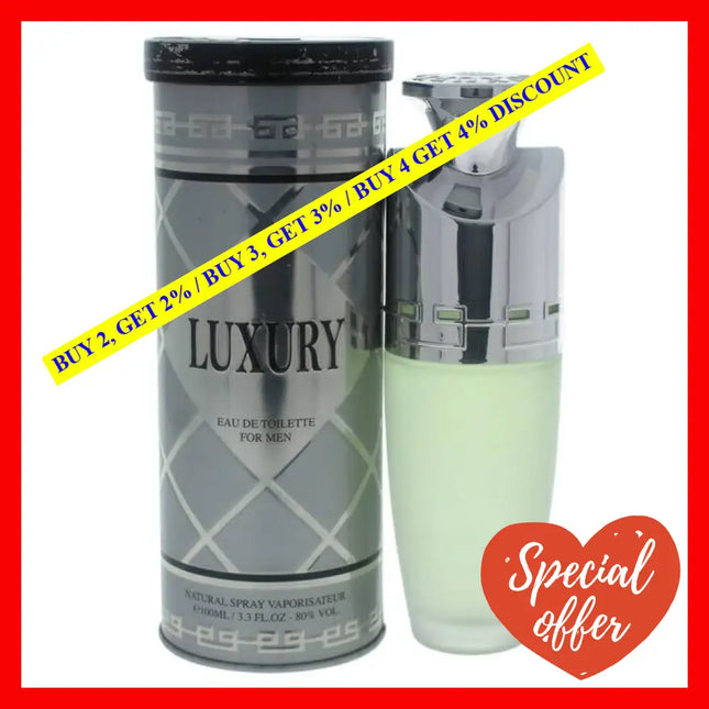 Luxury By New Brand For Men - 3.3 Oz Edt Spray