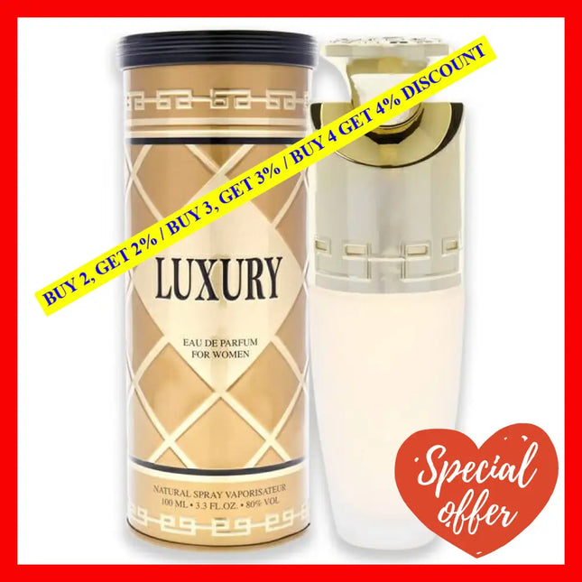 Luxury By New Brand For Women - 3.3 Oz Edp Spray