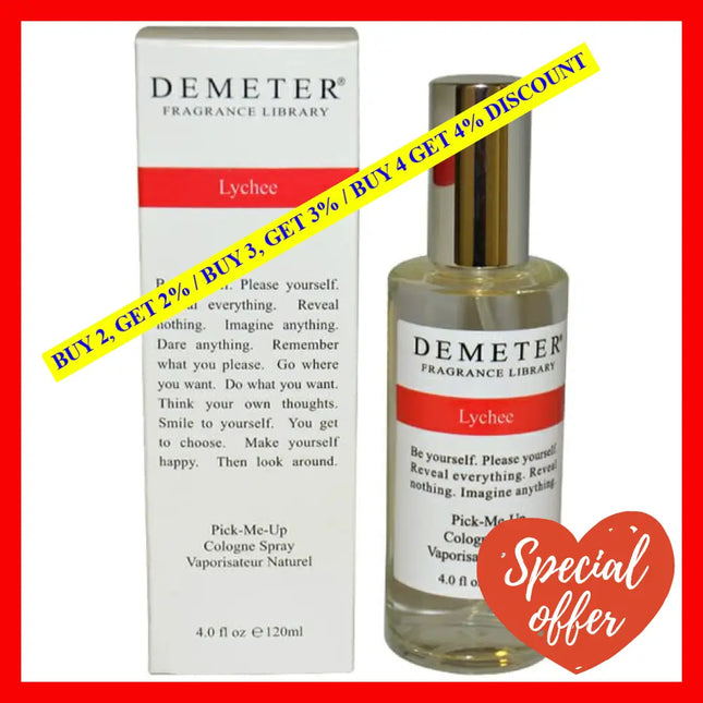 Lychee By Demeter For Women - 4 Oz Cologne Spray