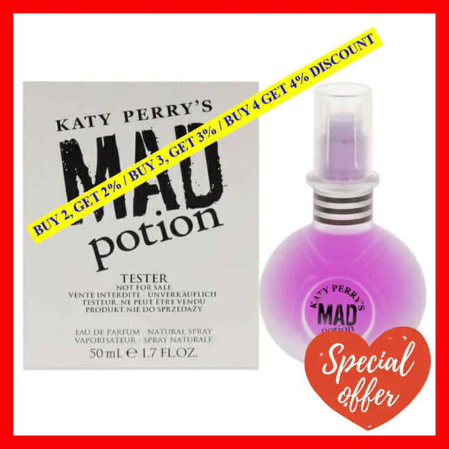 Mad Potion By Katy Perry For Women - 1.7 Oz Edp Spray (Tester)
