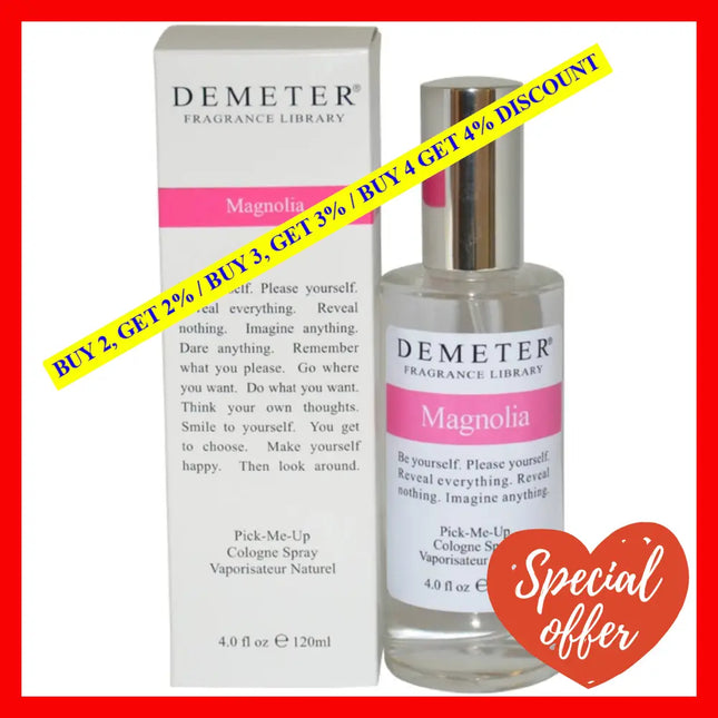 Magnolia By Demeter For Women - 4 Oz Cologne Spray