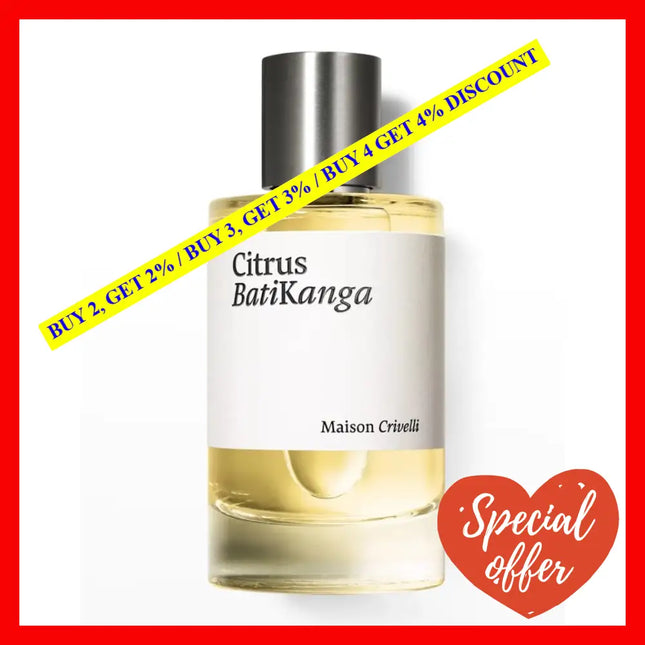 Maison Crivelli Citrus Batikanga Eau De Parfum Spray 3.4Oz - 100Ml
