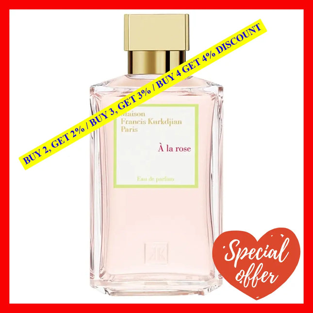 Maison Francis Kurkdjian A La Rose For Women Unsealed Unsealed Eau De Parfum Spray 6.8 Oz 200Ml
