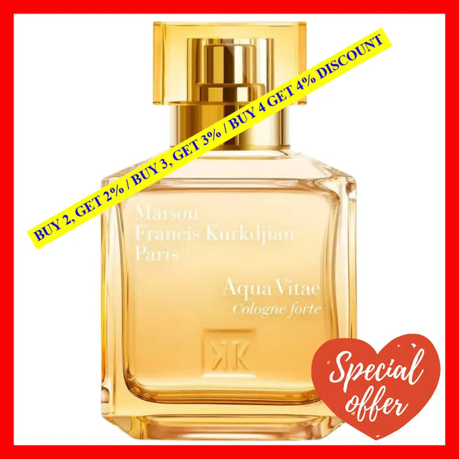 Maison Francis Kurkdjian Aqua Vitae Cologne Forte 2.4Oz - 70Ml Eau De Parfum Spray