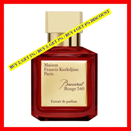 Maison Francis Kurkdjian Baccarat Rouge 540 Extrait 2.4 Oz 70Ml De Parfum Spray
